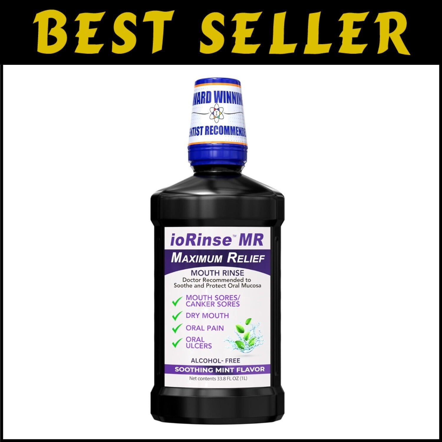 Patented Extra-Strength Oral Rinse for Maximum Relief of Mouth Irritation, 1L