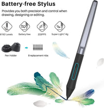 Load image into Gallery viewer, Inspiroy 8192 Pressure Sensitivity Drawing Tablet with 12 Hot Keys, Mac/PC