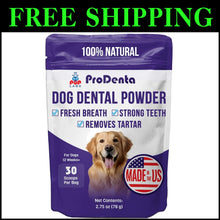 Load image into Gallery viewer, ProDenta Dental Care Powder for Dogs - Tartar Remover &amp; Gum Health Support