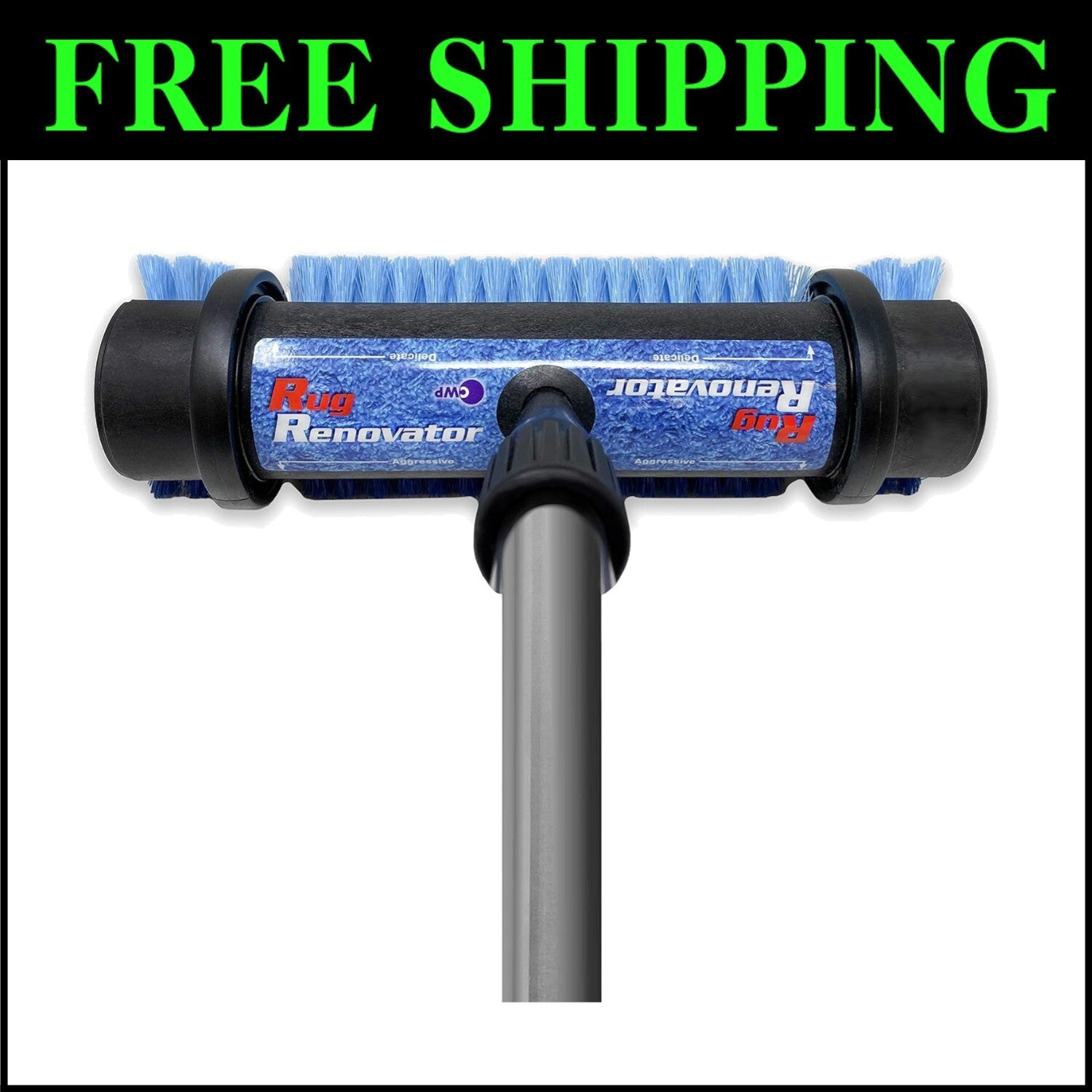 Dual-Setting Rug Renovator with Lightweight Design for Quick Carpet Cleanup