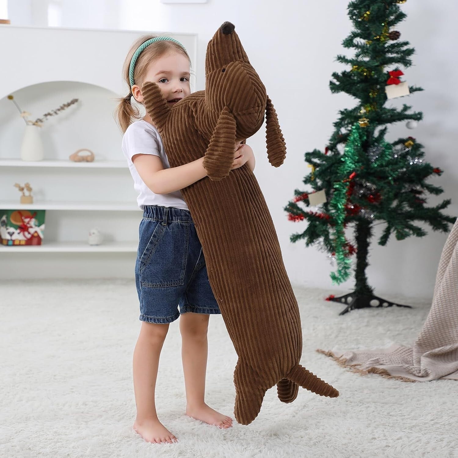 Cute 36-Inch Dachshund Stuffed Animal - Perfect Gift for Kids and Animal Lovers