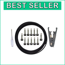 Load image into Gallery viewer, 6 Piece Solderless Guitar Pedal Patch Cable Set - Ideal for Tidy Pedalboards