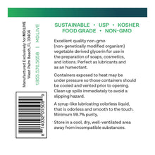 Load image into Gallery viewer, 1 Gallon Organic Vegetable Glycerin – Multi-Purpose for Soaps, Crafts &amp; Cooking