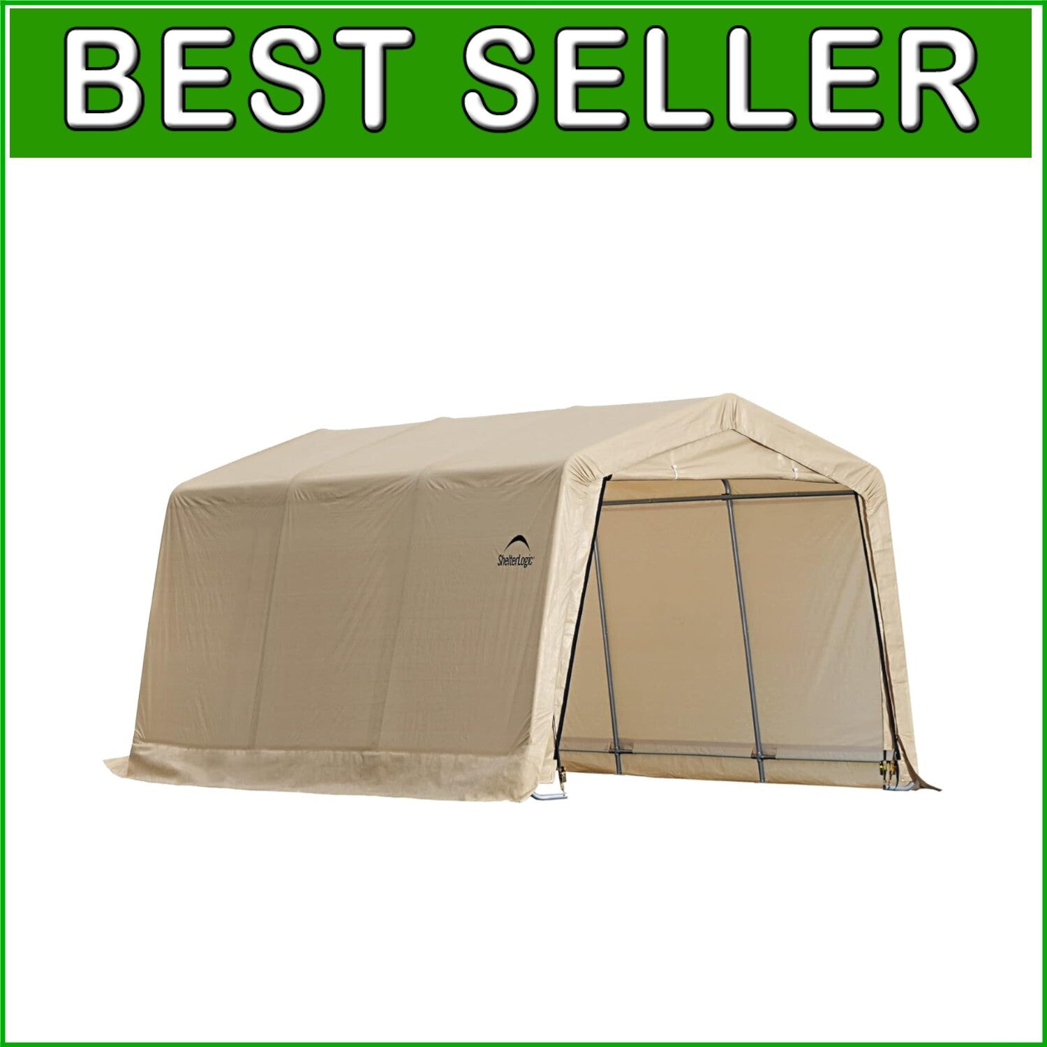 Durable 10' x 15' Instant Garage Canopy with UV Protection and Alloy Steel Frame