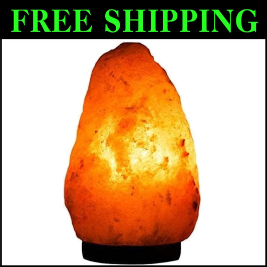 Versatile Himalayan Salt Rock Lamp with Adjustable Dimming - Perfect Gift Choice