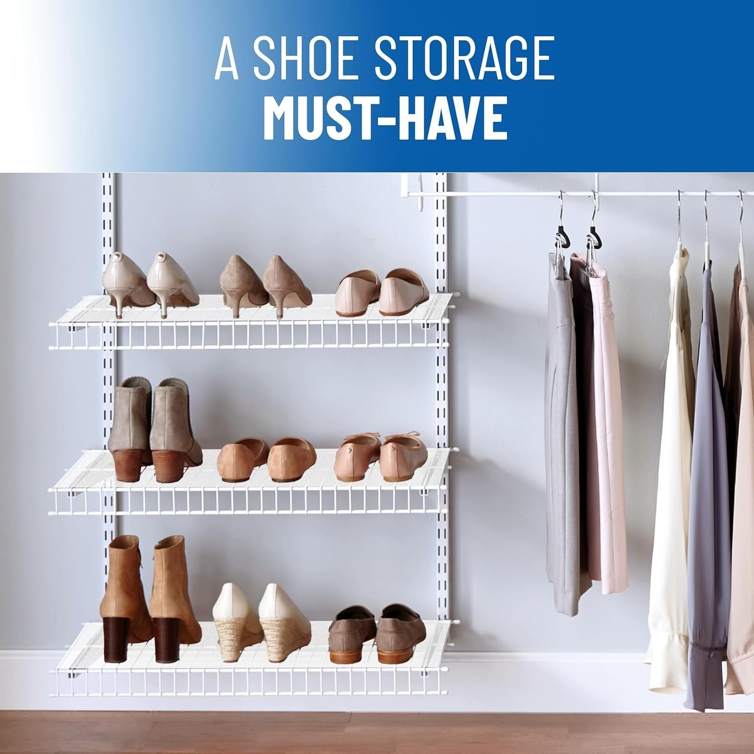 Flat Packed Wire Shelf Liners 12x48 - Protect and Organize Your Pantry Easily