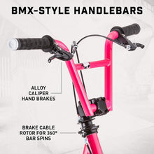 Load image into Gallery viewer, BMX-Style Kick Scooter with 12-Inch Air Tires for Kids Ages 6 and Up