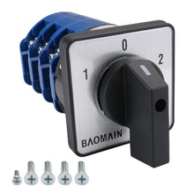 Load image into Gallery viewer, 125A 660V Rotary Cam Changeover Switch - 3 Position for Electrical Wiring