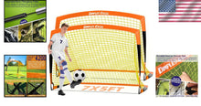 Load image into Gallery viewer, Eco-Friendly Backyard Soccer Goals for Kids | Age 6+ | (3x2.2, 5x3.6 FT)