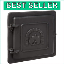 Load image into Gallery viewer, Heavy-Duty Hinged Cast Iron Clean Out Door 8x8 Inch - Insulation Ready