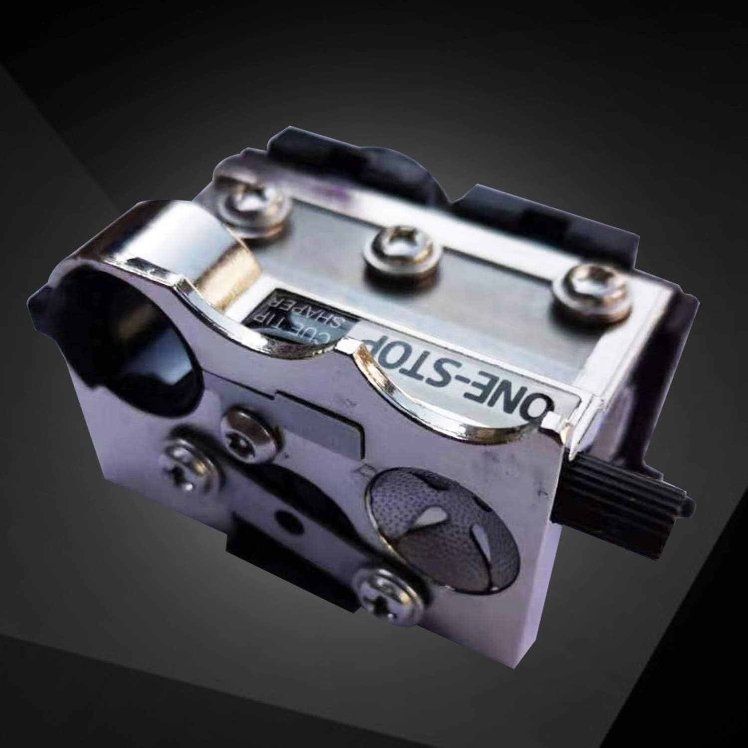 Professional-Grade Pool Cue Tip Repair Tool with Extra Blade - Compact Design