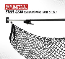 Load image into Gallery viewer, Heavy-Duty Cargo Stabilizer Bar with 60"x24" Net - Ultimate Truck Bed Solution