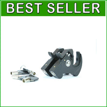 Load image into Gallery viewer, Advanced Black Locking Latches for Harley Sissy Bars - Total Security Solution