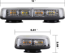 Load image into Gallery viewer, Durable Roof Top Strobe Light Bar with Magnet Base - Perfect for Emergency Use