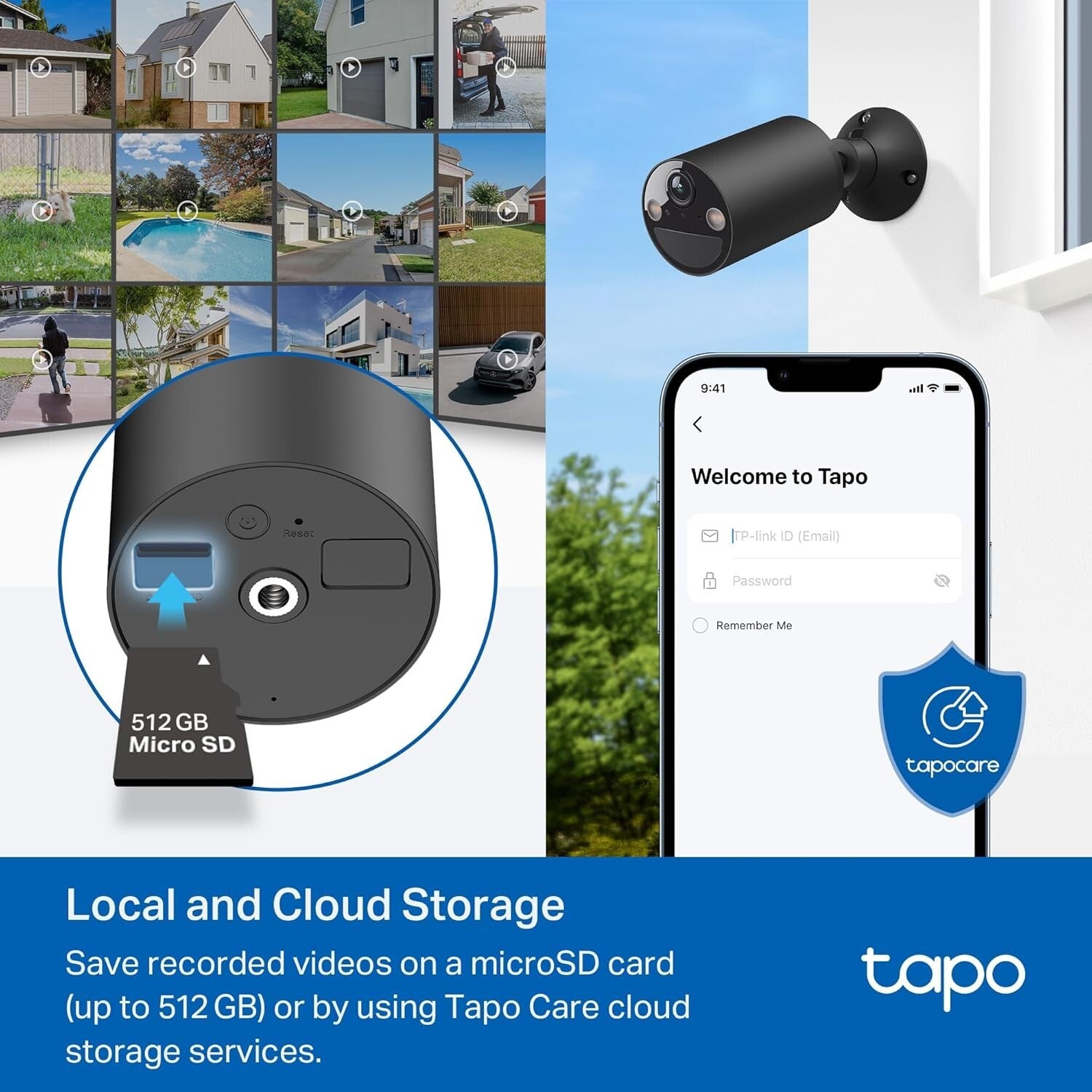 1080P Wireless Outdoor Security Camera with 180-Day Battery Life & Night Vision