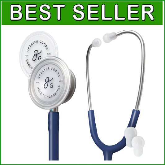 Clinical Grade Lightweight Dual-Head Stethoscope - Precision Sound, FSA Eligible