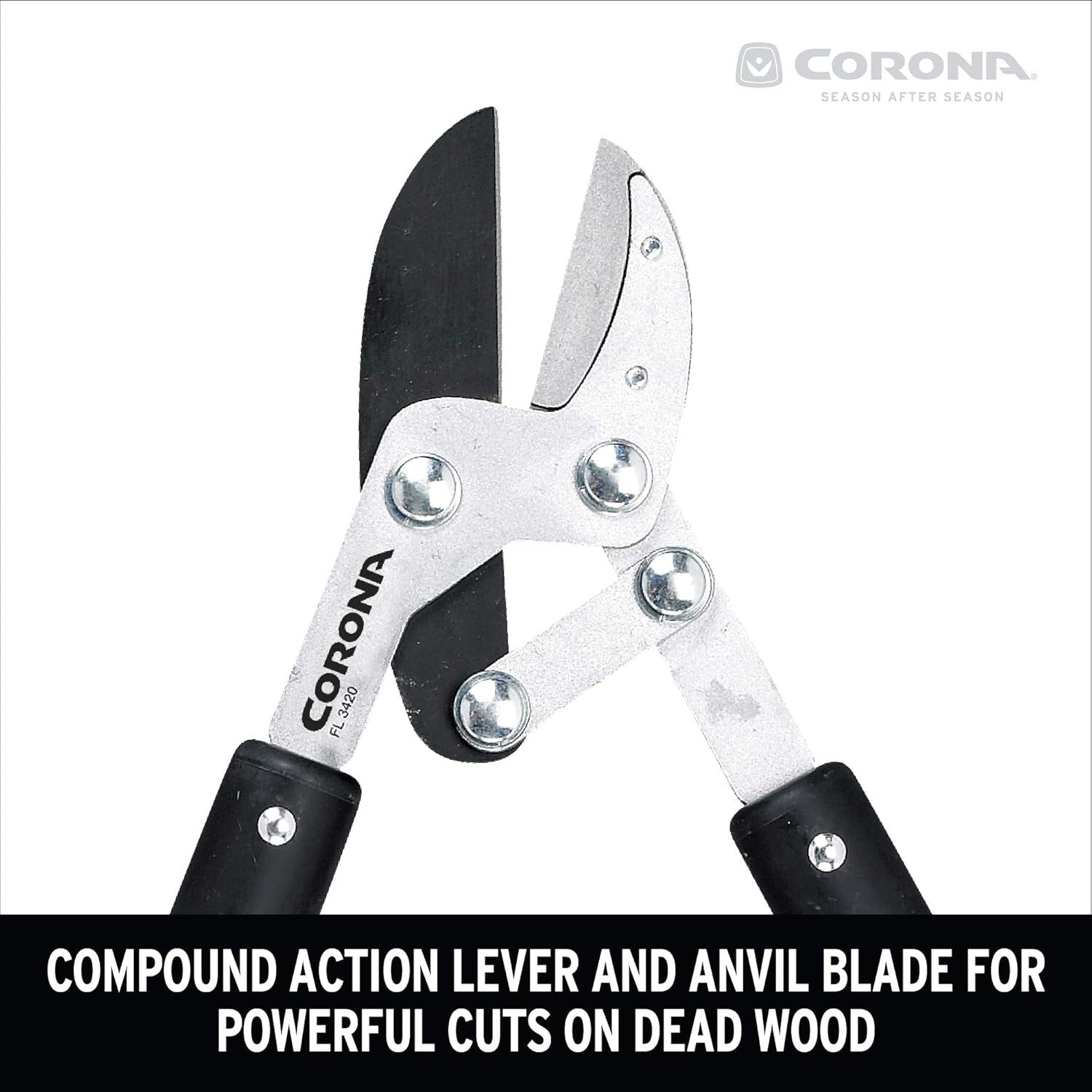 32-Inch Professional Anvil Lopper with Comfortable Grips for Effortless Pruning