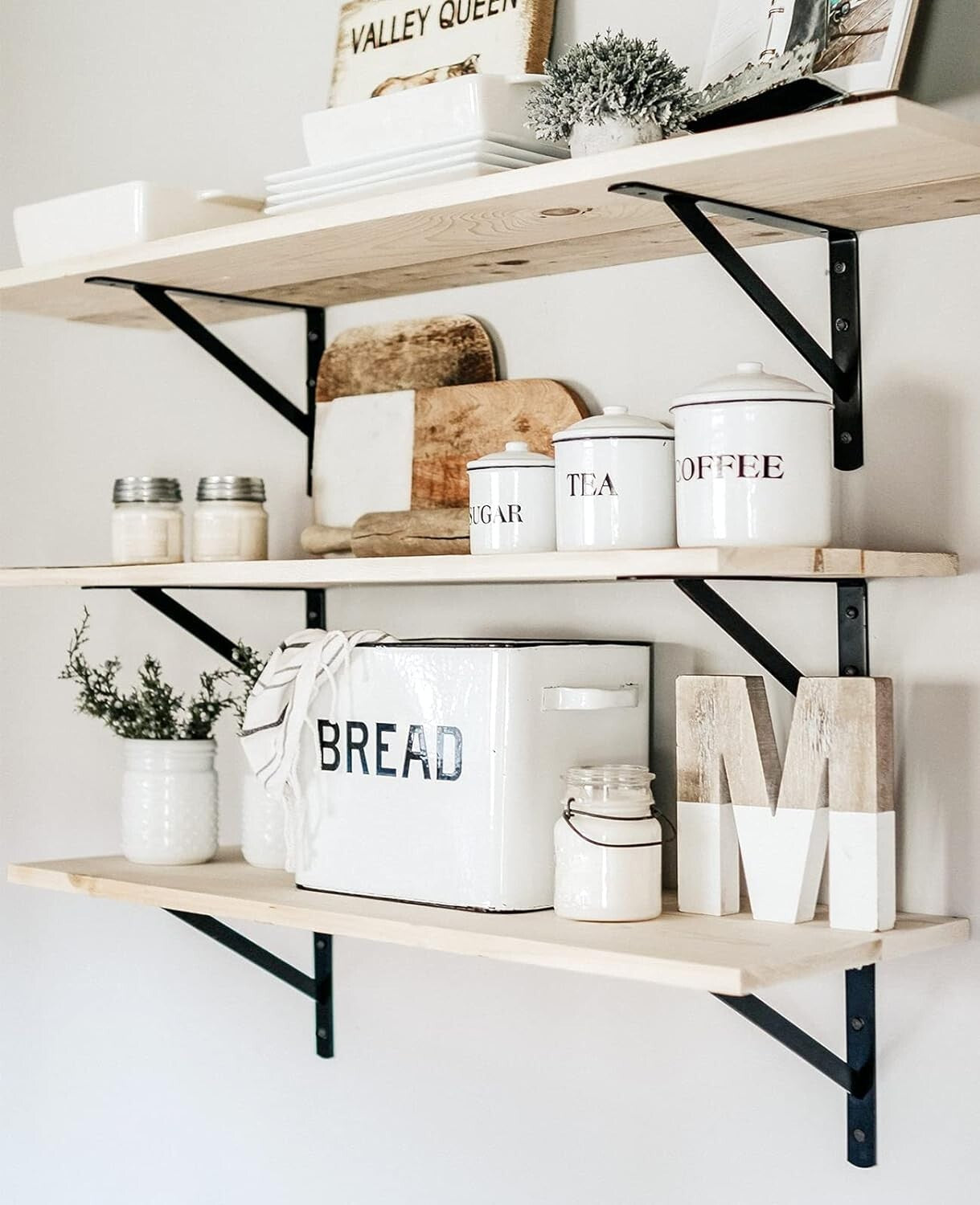 Versatile 12 Pack 14 Inch Steel Shelf Brackets with Easy Installation Guide