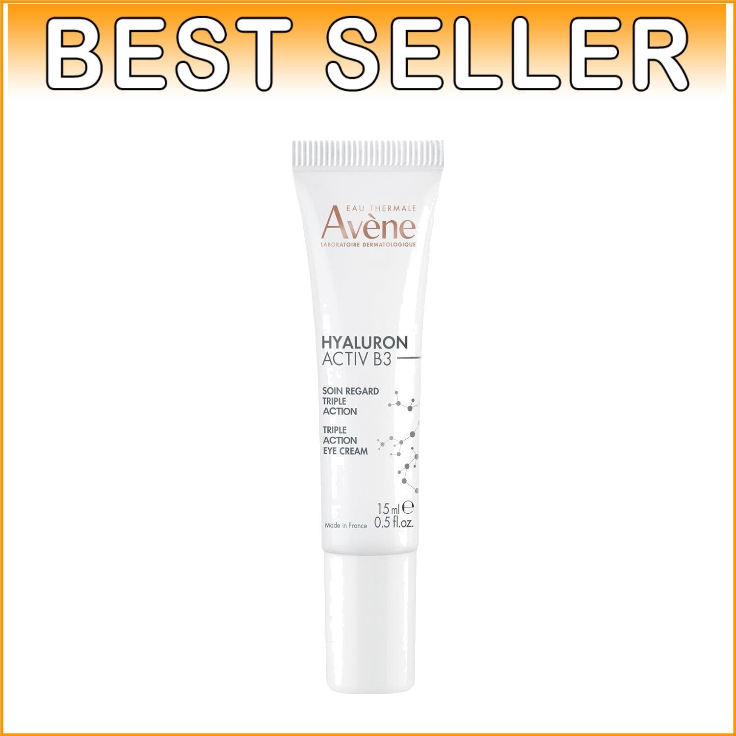 0.5 Fl Oz Triple Action Eye Cream - Reduces Dark Circles, Fine Lines & Hydration