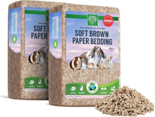 Load image into Gallery viewer, Pet-Approved Jumbo Natural Paper Bedding (356L - 2-Pack) for Ultimate Comfort