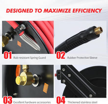 Load image into Gallery viewer, Universal Fit 50ft Retractable Air Hose Reel - 250 PSI with Easy Ratchet Release