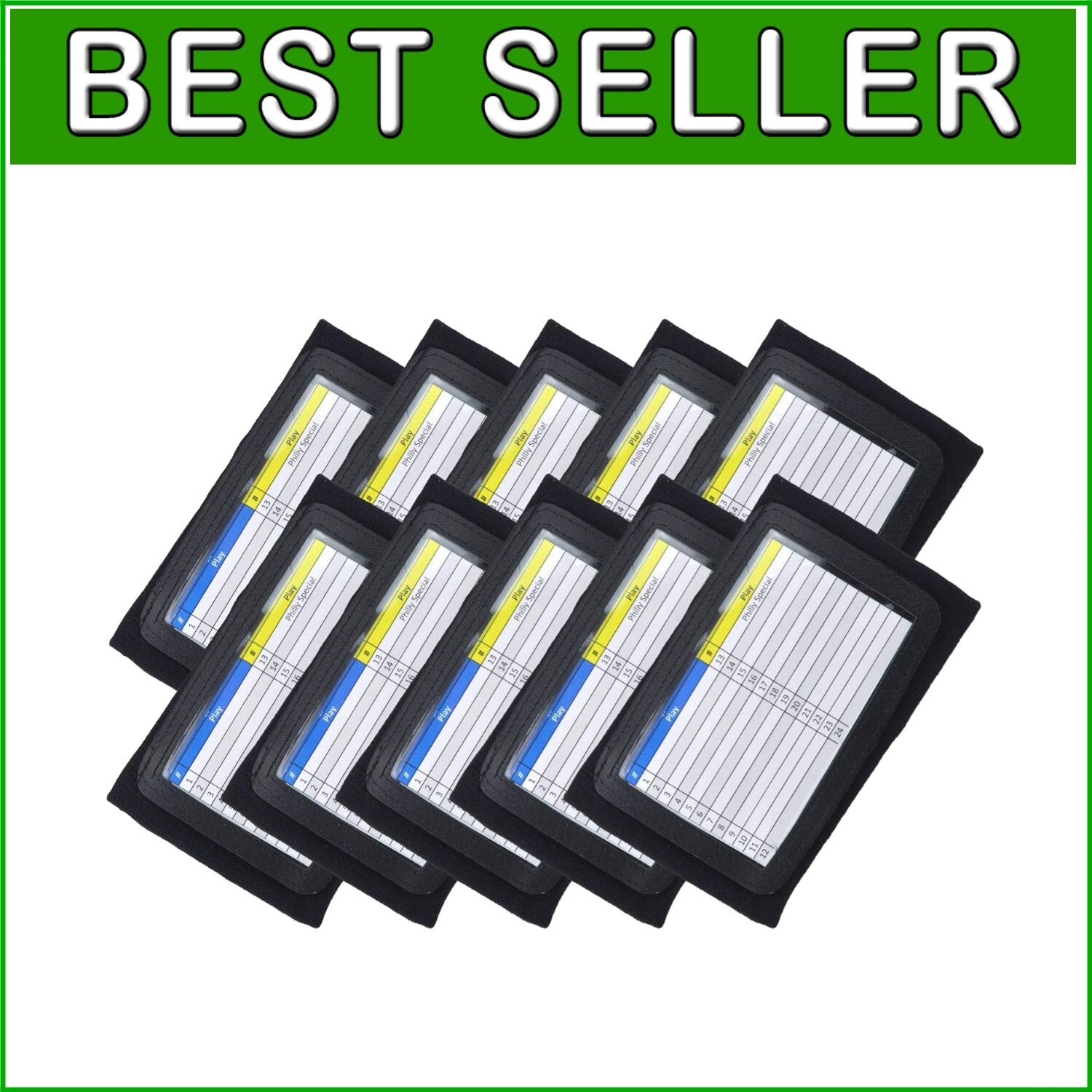 Flexible Silicone Football Play Wristbands - Pack of 10 for Coaches and Players