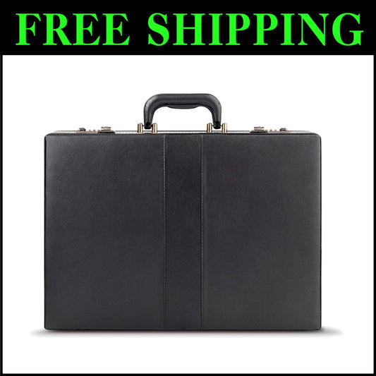Grand Central Attache Briefcase - Sleek Locking Business Case for Professionals
