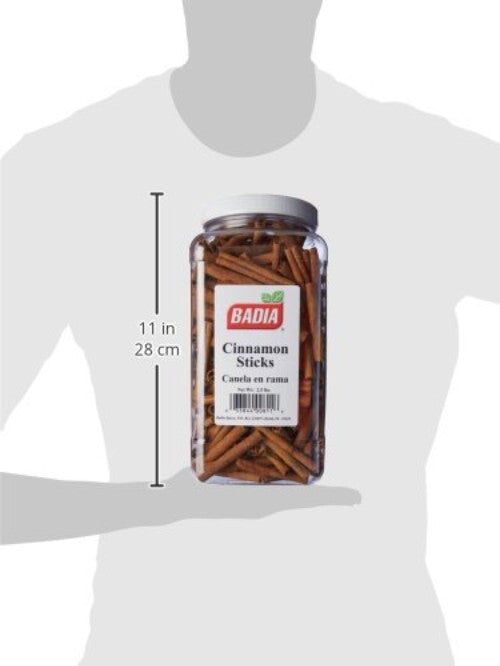 Ideal 2.5 lbs Cinnamon Sticks for Baking, Teas & Natural Healing - Jar Included