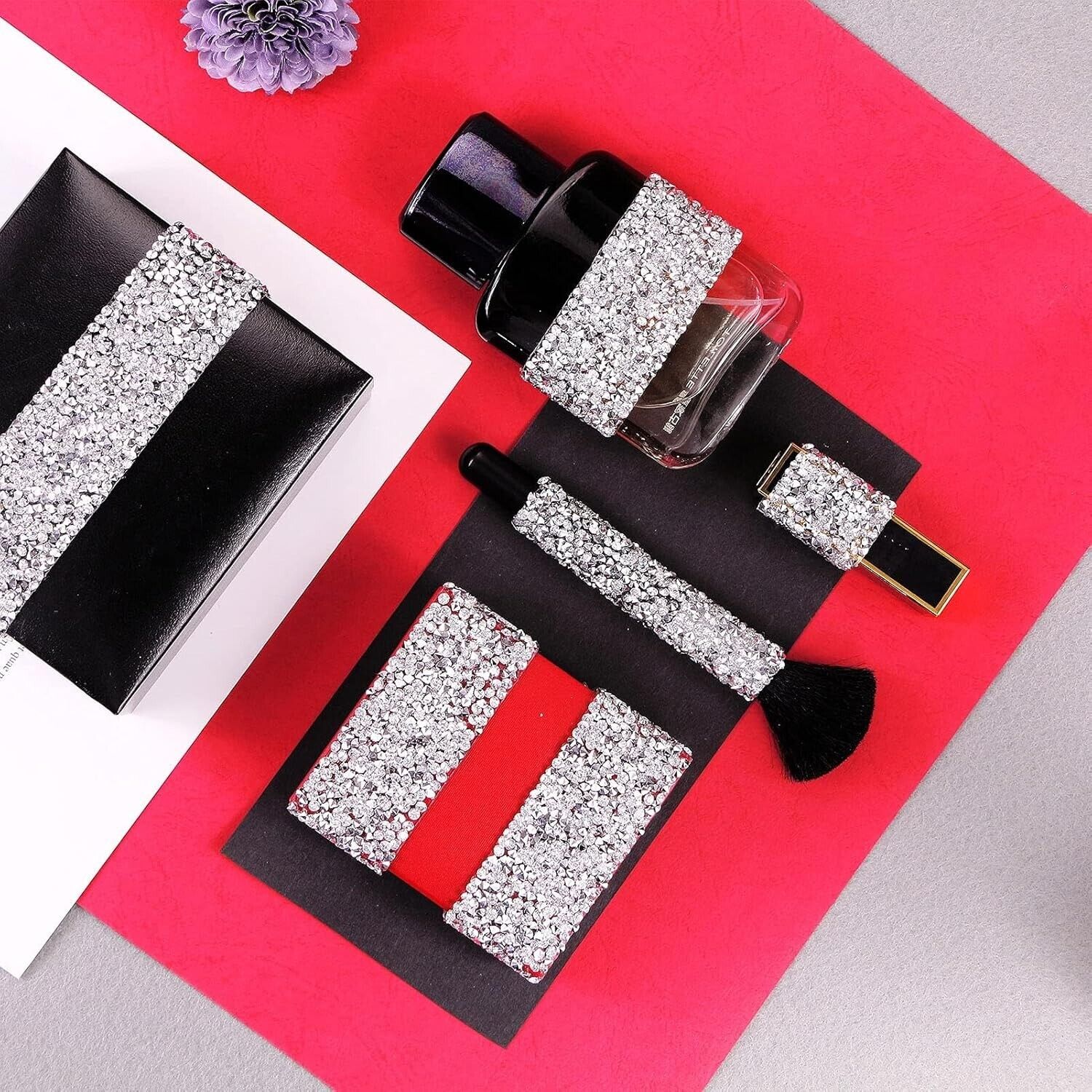 12 Yards Bling Rhinestone Ribbon - Self-Adhesive Glitter for Crafts & Decor