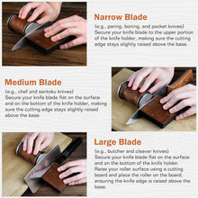 Load image into Gallery viewer, Effortless Kitchen Knife Sharpening Kit with Gift Box - 4 Adjustable Angles