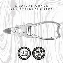 Load image into Gallery viewer, Hammer Forged High Carbon Steel Nail Clipper Set - Precision for Thick Toenails