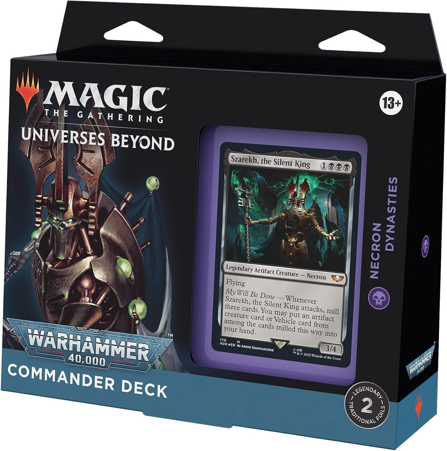 Necron Dynasties Commander Deck - Magic: The Gathering Meets Warhammer 40,000