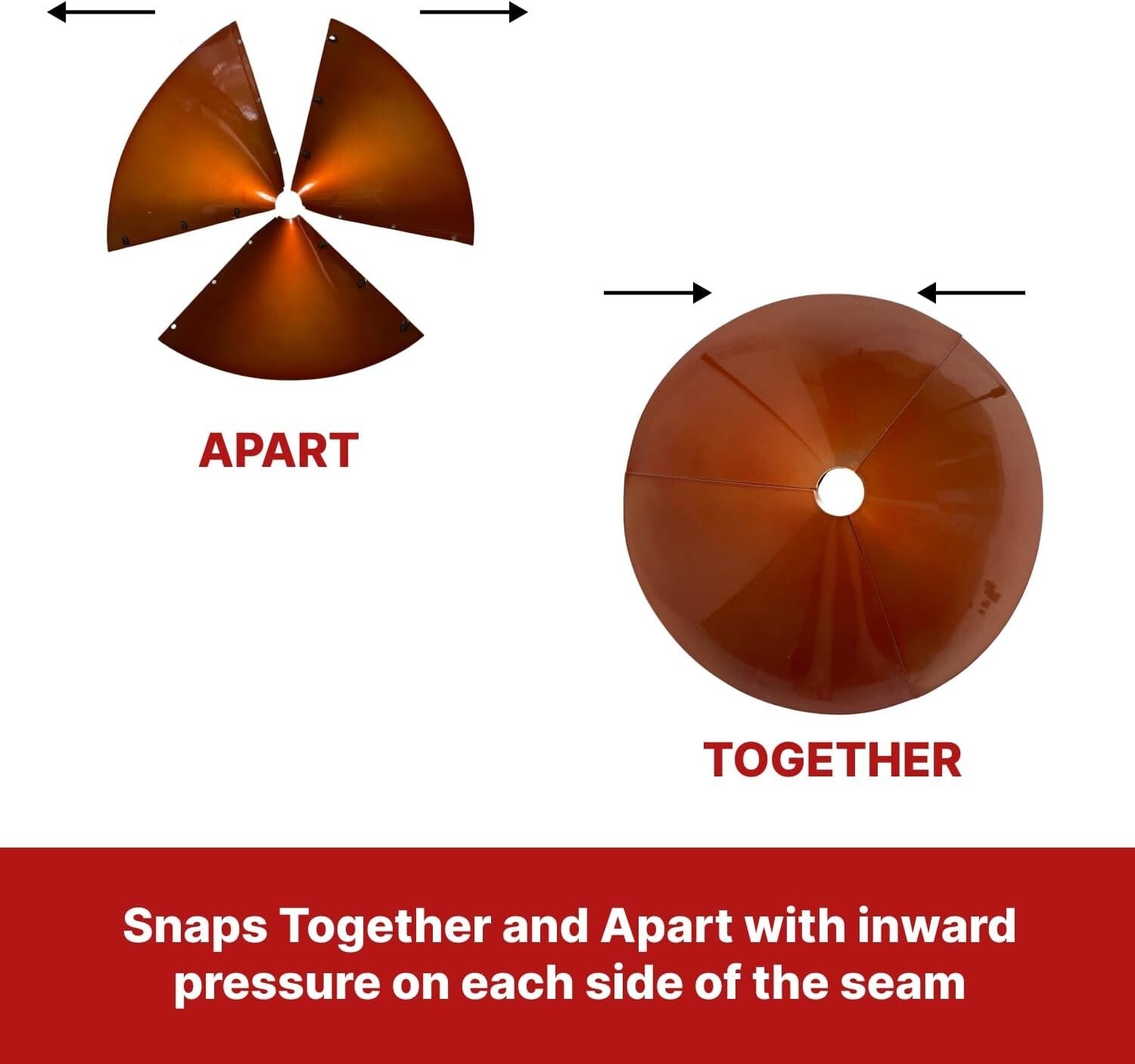 19-Inch Anti-Rust Squirrel Baffle - Durable Steel for Bird Feeders & Protection