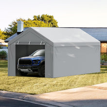 Load image into Gallery viewer, Robust 10x20 ft Carport Canopy Cover with Durable Side Wall for Outdoor Shelter