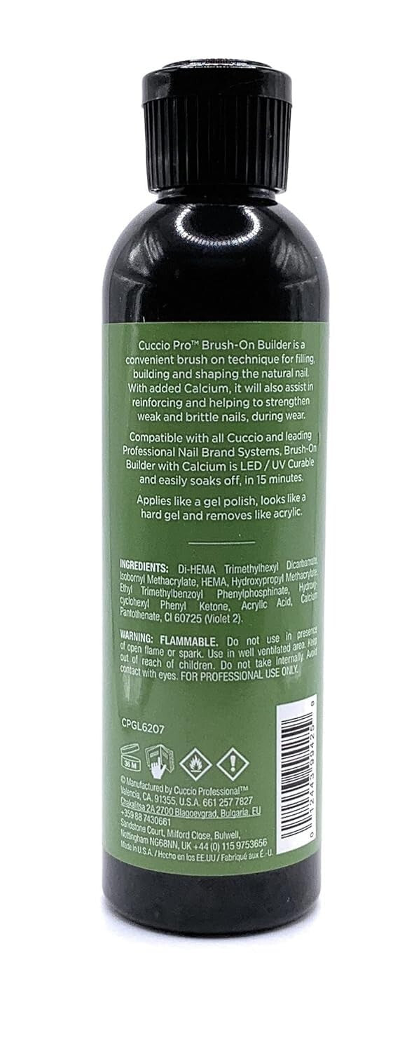 4 oz Pro Builder Gel - Glossy Finish, LED & UV Compatible, Long-Lasting Care