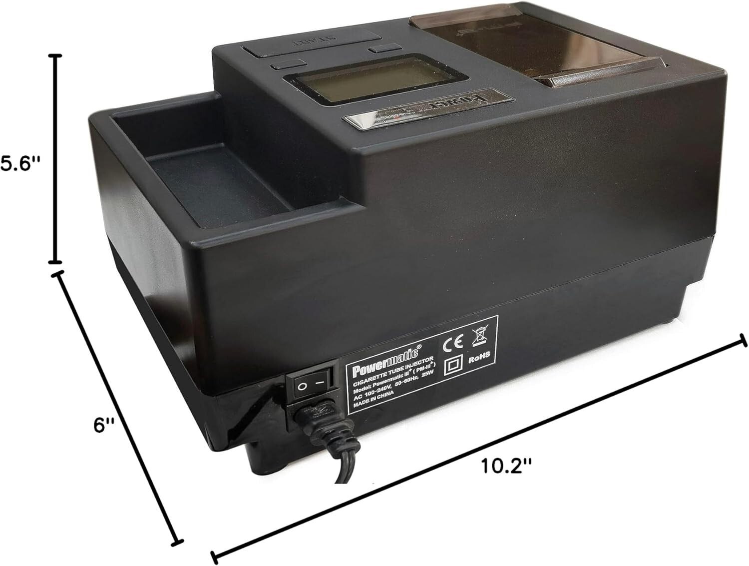 Premium Electric Cigarette Maker with Automatic Tobacco Loading & Jam Protection