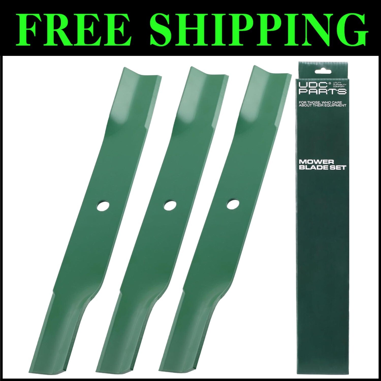 Triple Pack of Precision Blades for Toro TimeCutter & Exmark 50 Inch Mowers