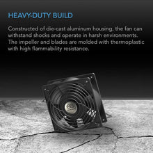 Load image into Gallery viewer, Heavy-Duty 10" Axial Fan with Dual Bearings - Ideal for Custom Cooling Projects
