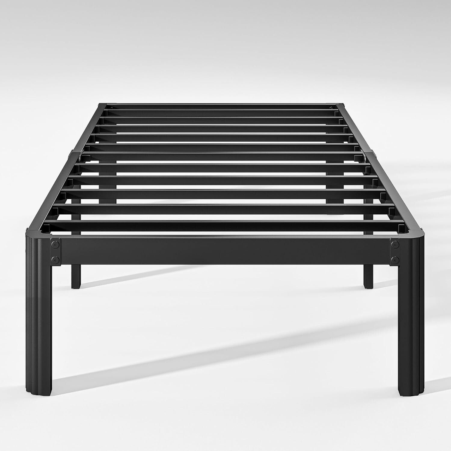 Sturdy Twin XL Metal Platform Bed Frame with Storage - Modern & Easy Assembly