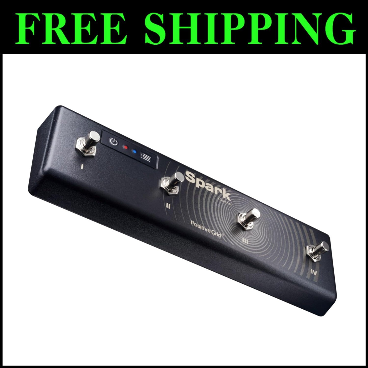Portable Wireless Guitar Pedal for Spark Amplifiers - Long Battery Life Included