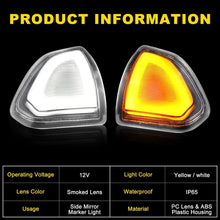 Load image into Gallery viewer, Waterproof Clear Lens LED Turn Signal Lights for Dodge Ram Mirrors (2010-2018)