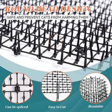 Load image into Gallery viewer, 2-Piece 6.5ft Humane Cat Mat - Effective Spike Deterrent for Gardens &amp; Surfaces