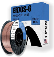 Load image into Gallery viewer, ER70S-6 MIG Welding Wire .035" - 10lb Spool, Low Splatter, Precision Control