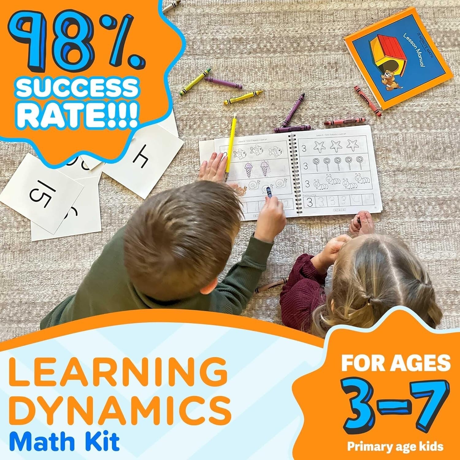 Teacher-Approved Kindergarten Math Workbook - Learn Counting & Basic Operations