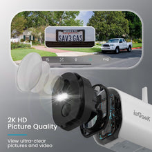 Load image into Gallery viewer, AI Motion Detection Solar Camera - 3MP Color Night Vision, Works with Alexa