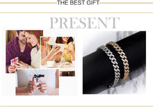 Load image into Gallery viewer, Chunky Cuban Link Anklet - 14K Gold 6x Plated with Sparkling Cubic Zirconia