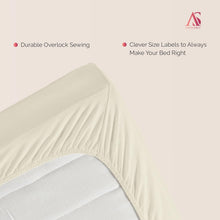 Load image into Gallery viewer, Soft &amp; Heavyweight Egyptian Cotton King Fitted Sheet - Luxurious 1000 TC Comfort