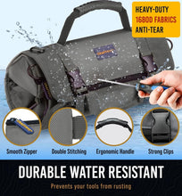 Load image into Gallery viewer, Compact Heavy-Duty Tool Roll-Up Bag with 6 Detachable Pouches - Lightweight