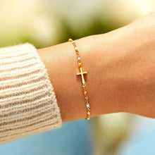 Load image into Gallery viewer, Elegant Sterling Silver &amp; Gold Bracelet - Perfect Gift for Sisters and Moms