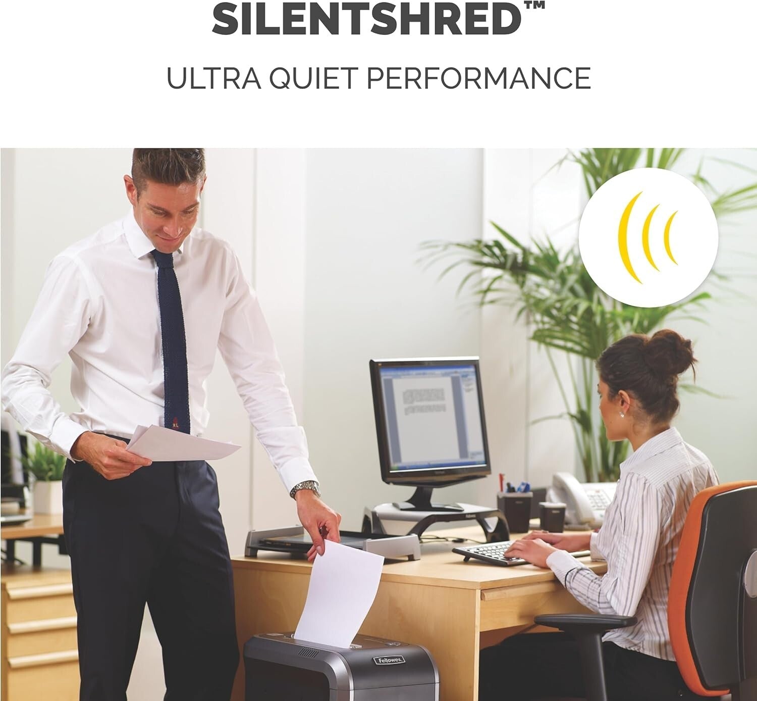 Ultra-Secure 18-Sheet Crosscut Shredder with SafeSense Technology for Office Use